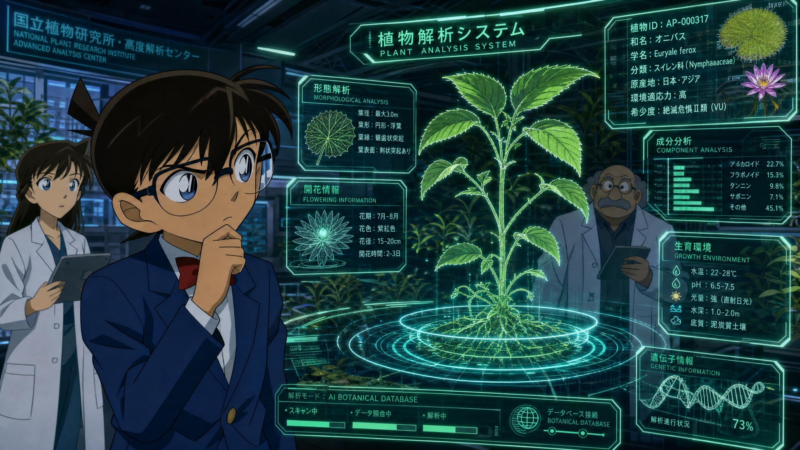 寸止挑战AI植物分析系统